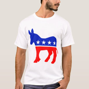 T-shirt Emblème politique du parti démocratique (âne)