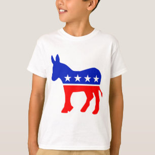 T-shirt Emblème politique du parti démocratique (âne)