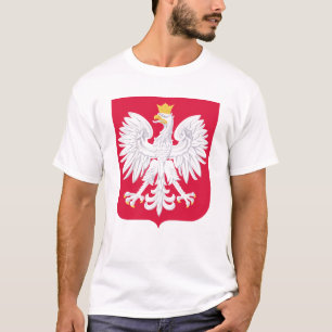 T-shirt Emblème polonais - Bouclier polonais - Herbe Pols