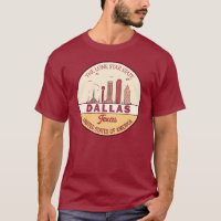 Emblème Skyline de Dallas Texas City