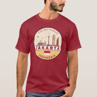 Emblème Skyline de Jakarta Indonesia City