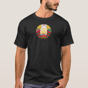 T-shirt emblème symbole armoiries blason pays bélarus
