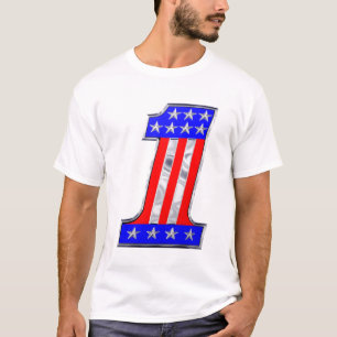 T-SHIRT EMBLÈME VINTAGE DE CHROME DES ETATS-UNIS 1