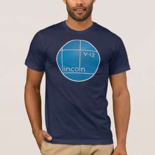 T-shirt Emblème vintage de Lincoln V-12