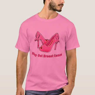 T-shirt Emboutissez les stylets de cancer du sein