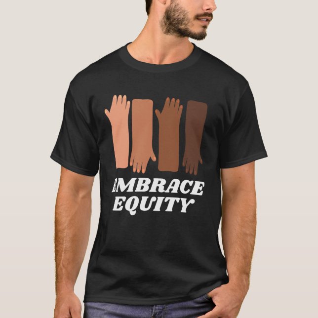 T-shirt Embrace Equity Happy International Women s Day Cha (Devant)