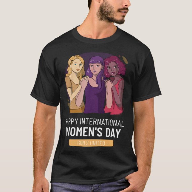 T-shirt Embrace Equity International Women s Day Strong To (Devant)