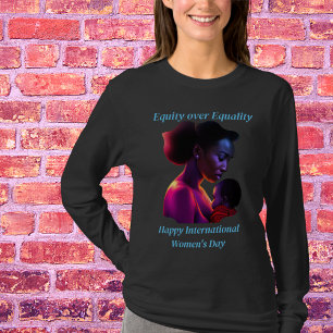 T-shirt Embrace Equity International Women's Day Custom