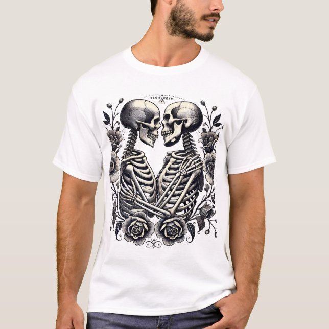 T-shirt Embrace éternelle : L'amour au-delà de la vie (Devant)