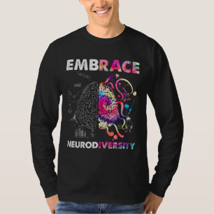 T-shirt Embrace Neurodiversity Autism Awareness Asd Men Wo
