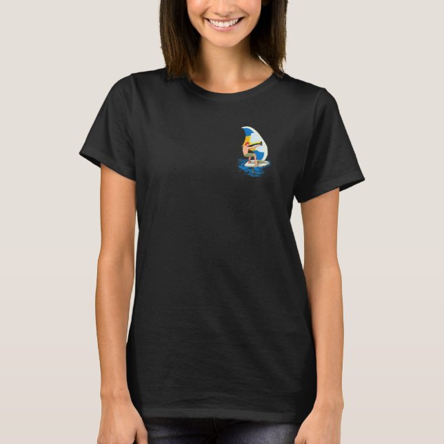 T-shirt Embrace The Waves  Foil Surfing Enthusiast (Devant)