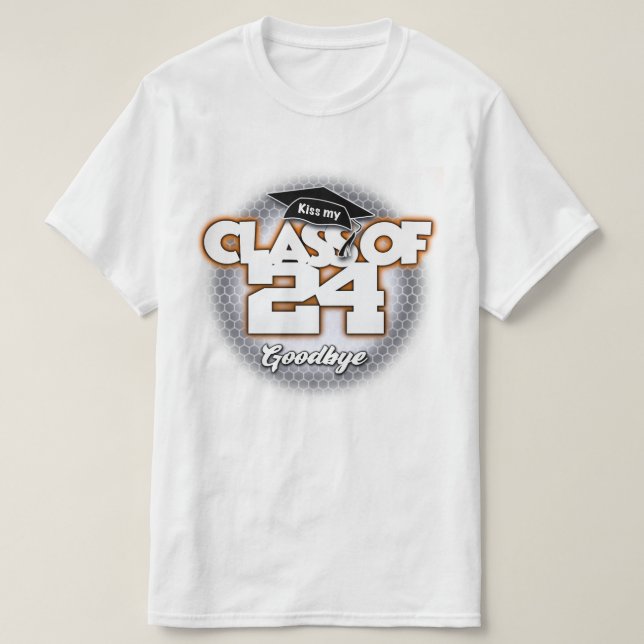 T-shirt Embrasse mes adieux de classe (Design devant)