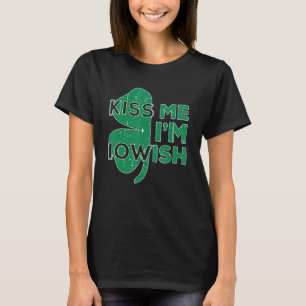 T-shirt Embrasse-moi Je suis Iowish Saint Patrick's Day Wo