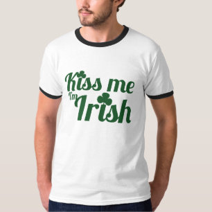 T-shirt Embrasse-moi je suis irlandais