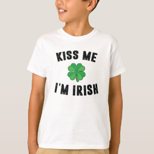 T-shirt Embrasse-moi, je suis irlandais