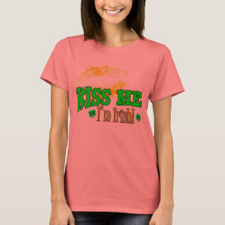 T-shirt Embrasse-moi... Je suis Irlandais