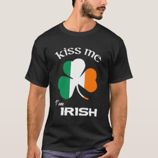 T-shirt Embrasse-Moi Je Suis Irlandais St Patrick'S Day