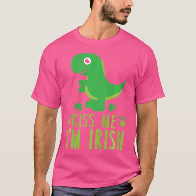 T-shirt Embrasse-Moi Je Suis Irlandais St. Patrick'S Day C (Devant)