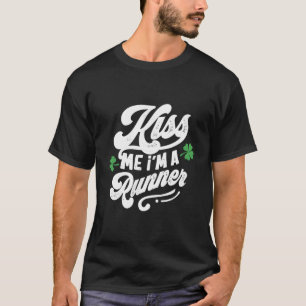 T-shirt Embrasse-Moi Je Suis Un Coureur Saint Patrick