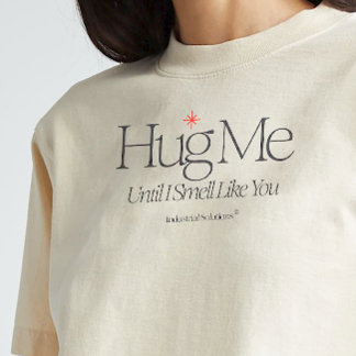 T-shirt "Embrasse-Moi Jusqu'À Ce Que Je Sens Comme Toi" Ch