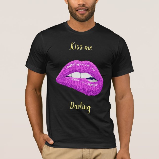 T-shirt Embrasse-moi ma chérie (Devant)