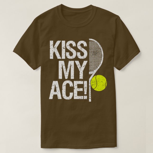 T-shirt Embrasse mon As Pour les joueurs de tennis 1 (Design devant)