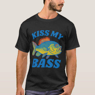 T-shirt Embrasse mon bar - Citation de pêche drôle & Illus