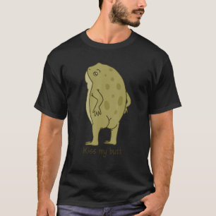T-shirt Embrasse Mon Beurre Drôle Vêtement de grenouille