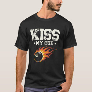 T-shirt Embrasse Mon Billard Queue Billard Snooker