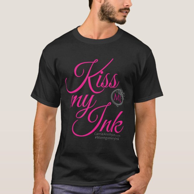 T-shirt Embrasse Mon Encre Montgomery Encre (Devant)
