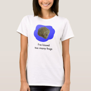 T-shirt Embrassé trop de grenouilles Dames T Chemise