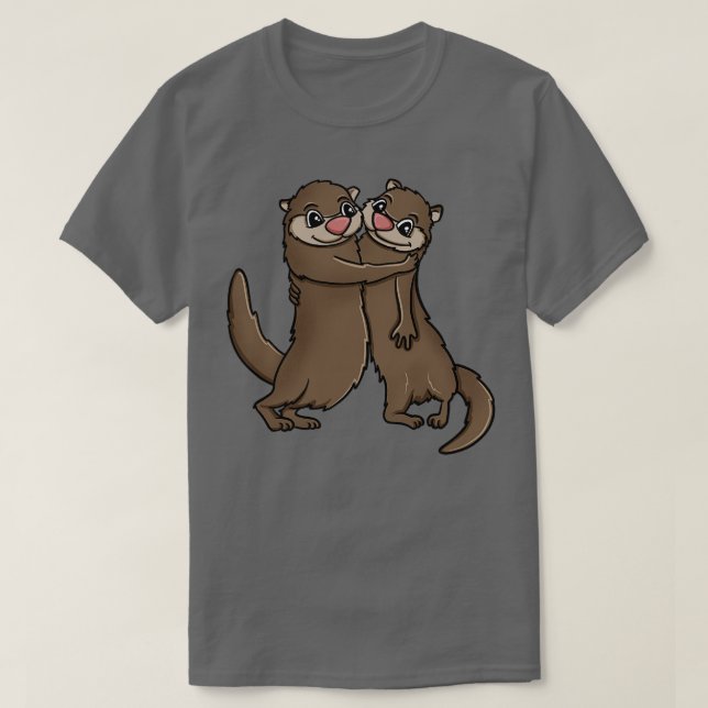 T-shirt Embrassement des Otter (Design devant)