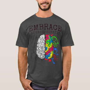 T-shirt Embrasser la neurodiversité Autisme sensibilisatio