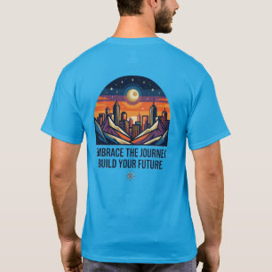 T-shirt Embrasser le voyage motivationnel de construction