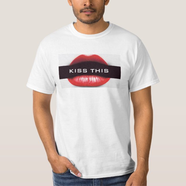 T-shirt Embrassez ceci - homme de fan ! (Devant)