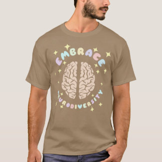 T-shirt Embrassez la neurodiversité Enseignant Enfants Aut