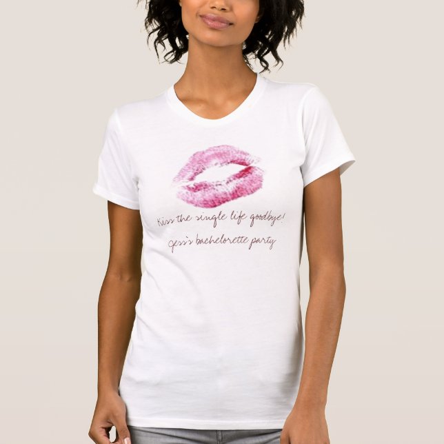 T-shirt Embrassez la seule vie au revoir ! Le bache de (Devant)