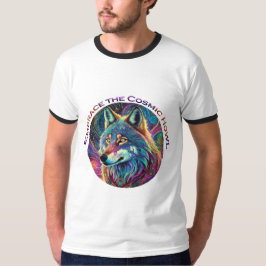 T-shirt Embrassez le loup de Howl cosmique