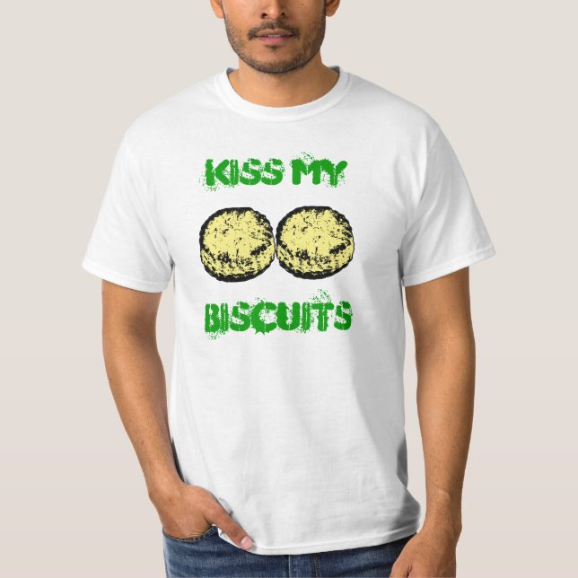 T-shirt Embrassez mes biscuits (Devant)