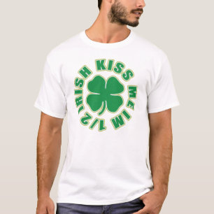 T-shirt Embrassez-moi demi d'Irlandais Im