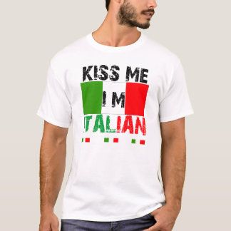 T-shirt Embrassez-moi en italien