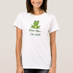 T-shirt Embrassez-moi. Je suis #2 irlandais