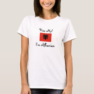 T-shirt Embrassez-moi ! Je suis albanais