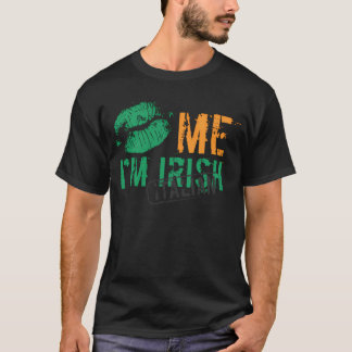 T-shirt Embrassez-moi, je suis Irlandais Italien