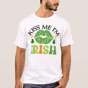 T-shirt Embrassez-moi, je suis Irlandais, jour de Patrick
