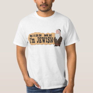 T-shirt Embrassez-moi ! Je suis juif ! - L'humour juif le