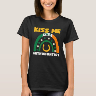 T-shirt Embrassez-moi, je suis orthodontiste, blagues de l