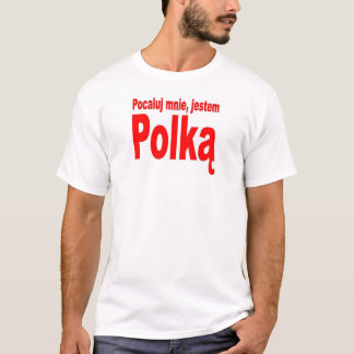 T-shirt Embrassez-moi, je suis polonais