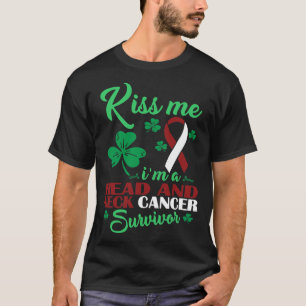 T-shirt Embrassez-Moi La Survivante Du Cancer De La Tête