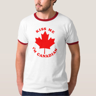 T-shirt Embrassez-moi le Canadien Im